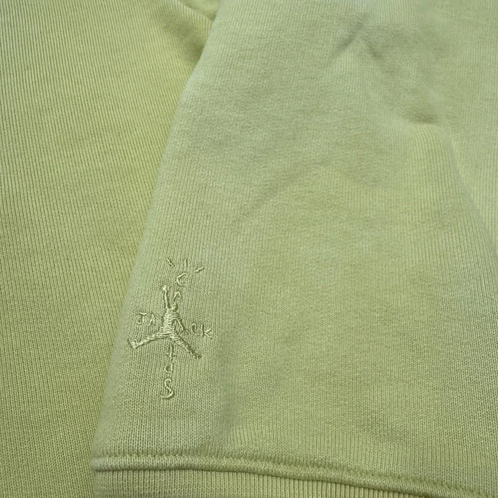 Jordan Travis Scott Hoodie Mens XL Celery Heavyweight Streetwear Pullover NWT